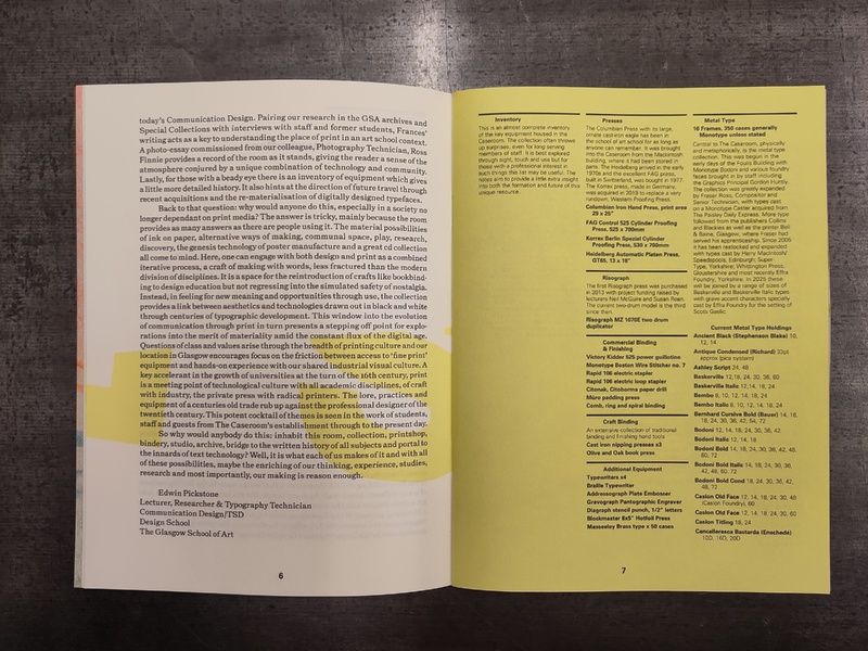 The Caseroom: 60 Years of Letterpress etc.