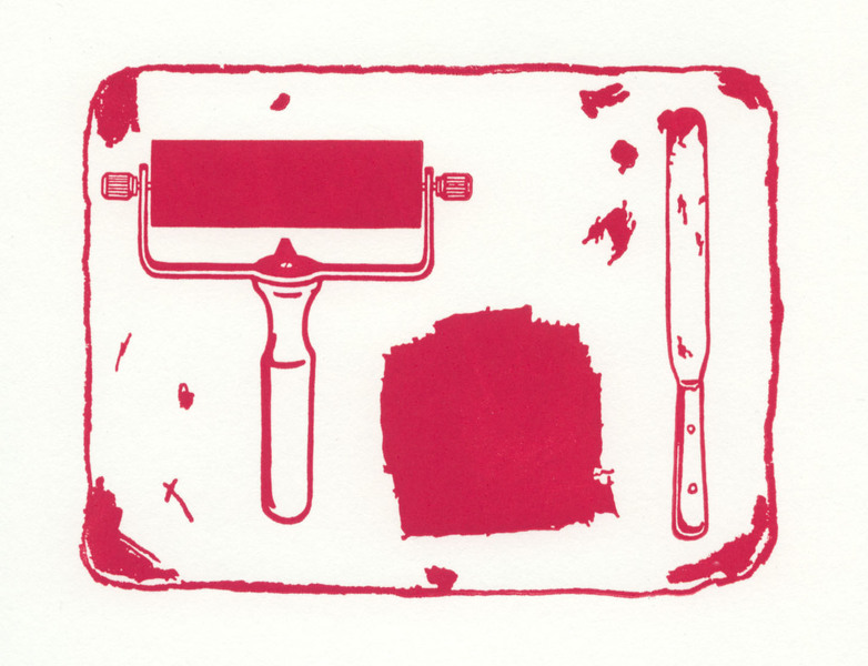 Caseroom Letterpress Print