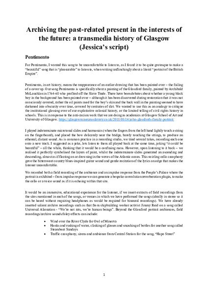 Text of presentation