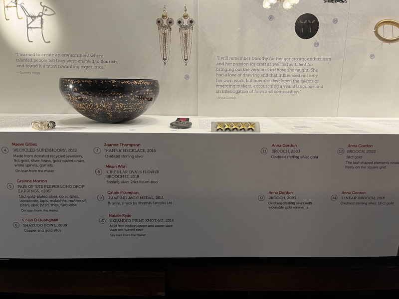 Work included in the Life And Legacy, Dorothy Hogg exhibition