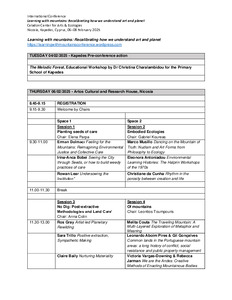 Conference programme