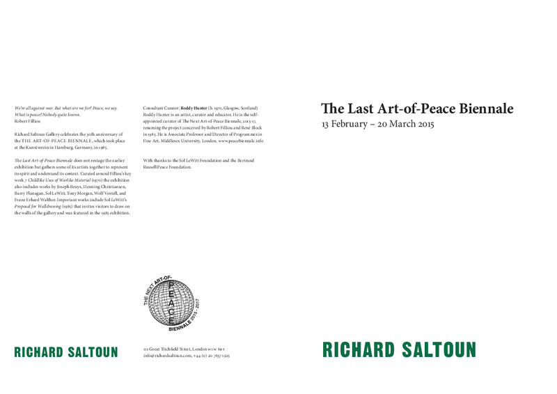 The Last Art-of-Peace Biennale