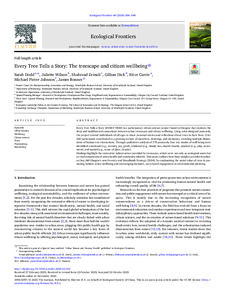 Every Tree Tells a Story: The role of the treescape in generating citizen wellbeing