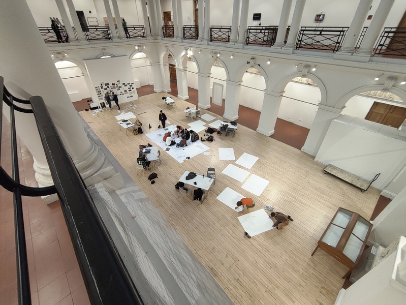Colonial Debris: Collaborative Drawing of Political Action and Protest at the Old College, University of Edinburgh