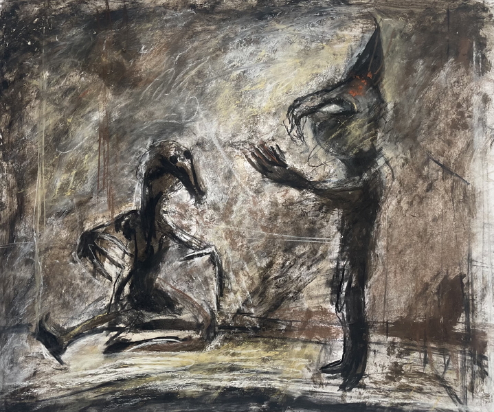 Works on Paper made in response to Carl Lavery's  'Letters to Ana Mendieta' as part of an ongoing collaborative project.