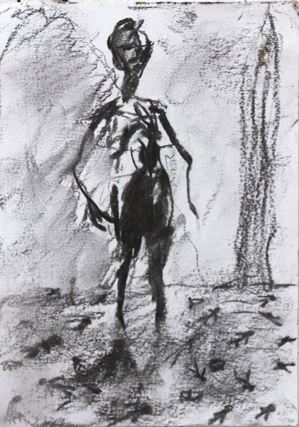 Works on Paper made in response to Carl Lavery's  'Letters to Ana Mendieta' as part of an ongoing collaborative project.