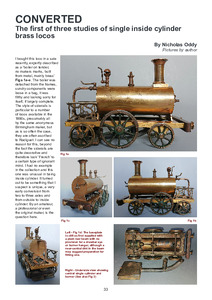 Three Studies of  Inside Cylinder Brass Locos