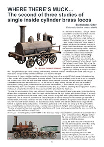 Three Studies of  Inside Cylinder Brass Locos