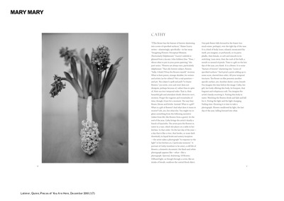 Quinn Latimer text included in the publication