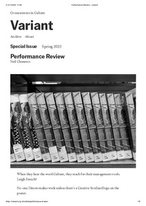 Performance Review