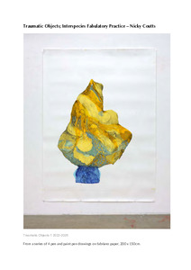 Traumatic Objects : Interspecies Fabulatory Practice