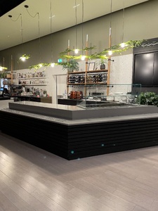 Installation of lighting display at Tatha Bar, Victoria and Albert Museum Dundee