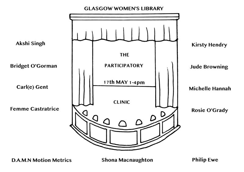 Poster for The Participatory Clinic by Shona Macnaughton. 2025