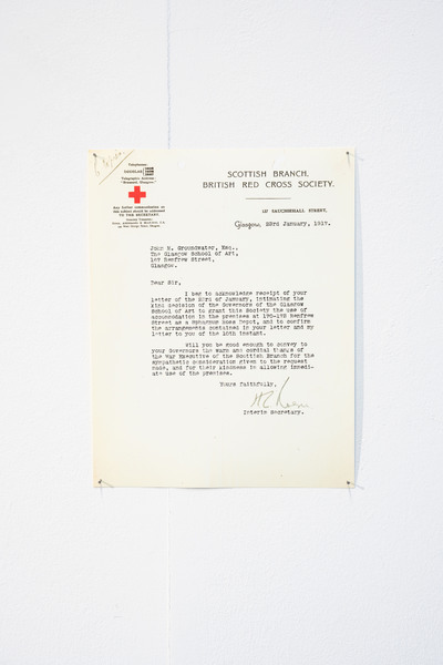Exquisite Imaginary Cure Exhibition view - reproduced artefact from GSA Archives & Collection