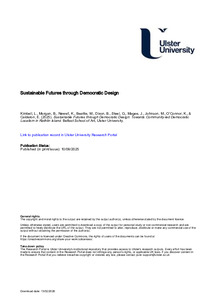 Sustainable Futures through Democratic Design: Towards Community-led Democratic Localism in Rathlin Island