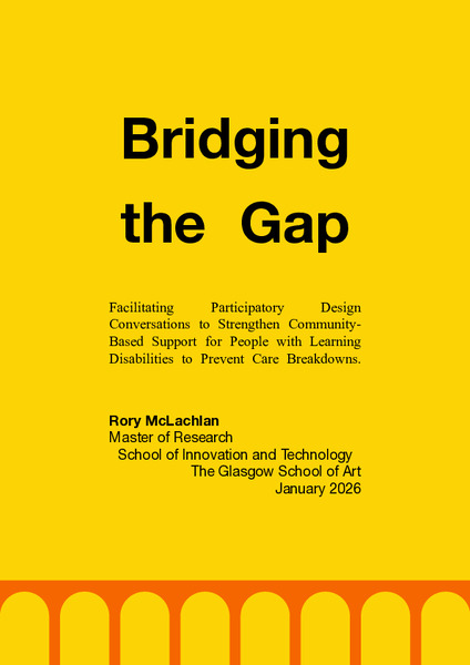 Bridging the Gap: Facilitating Participatory Design Conversations to Strengthen Community-Based Support for People with Learning Disabilities to Prevent Care Breakdowns