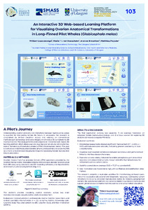 An Interactive 3D Web-based Learning Platform for Visualising Ovarian Anatomical Transformations in Long-Finned Pilot Whales (Globicephala melas)