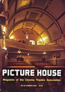 Picture House: Magazine of the Cinema Theatre Association  - cover