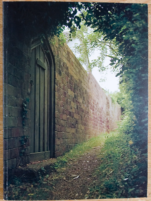 Tracing Echoes by Nicky Bird: Tennyson's Gate, Boundary Wall, Dimbola Lodge, Freshwater Bay, July 2001. Cover Image