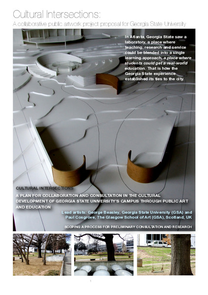 Cultural Intersections: A collaborative public artwork proposal