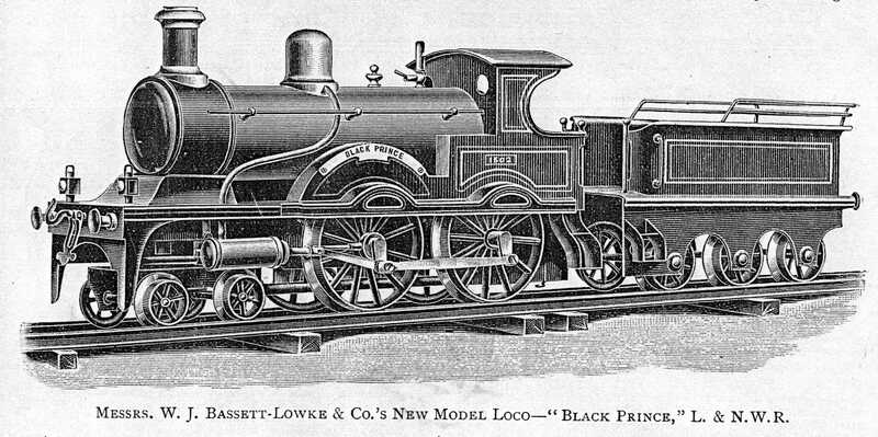 The 'Black Prince' as illustrated in 'The model Engineer and Amateur Electrician' Jan 1901.