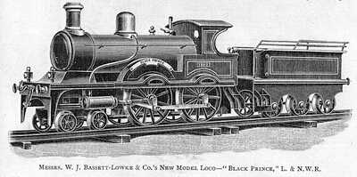 The 'Black Prince' as illustrated in 'The model Engineer and Amateur Electrician' Jan 1901.