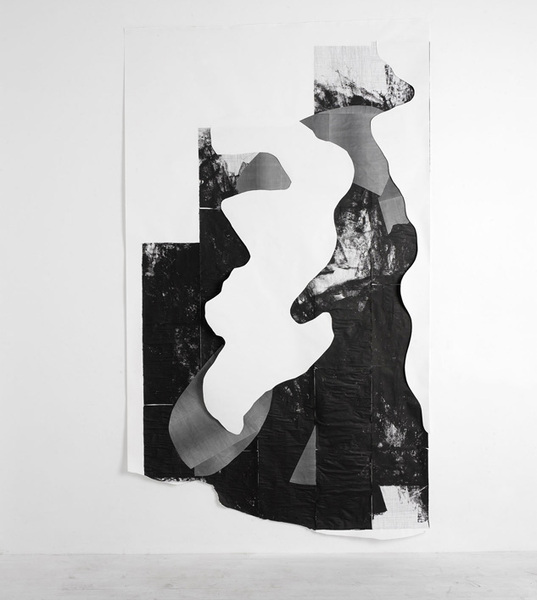 Acts of conscious Freedom, 2008, printing ink, photocopies and paper,     2.57 meters x 1.52meters 