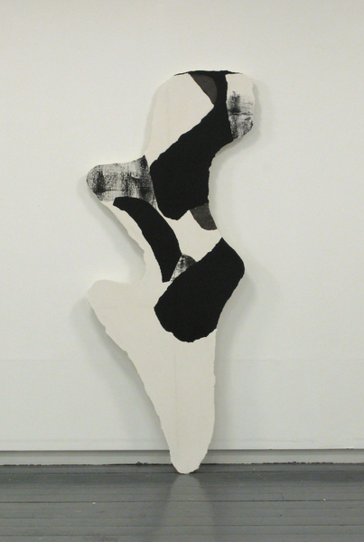  I want not to speak, 2009, plaster, screen print, 83 cm x 193 cm 
