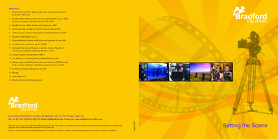 Bradford City of Film: Bradford City of Film Submission to UNESCO's Creative Cities Network