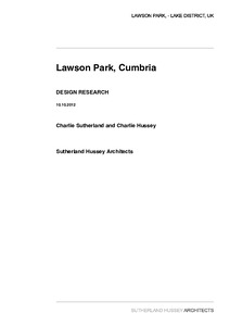 Lawson Park - Renovation of a farm building to Artist Residence, Grizedale, Cumbria