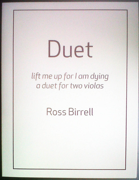 Duet: Lift Me Up For I Am Dying