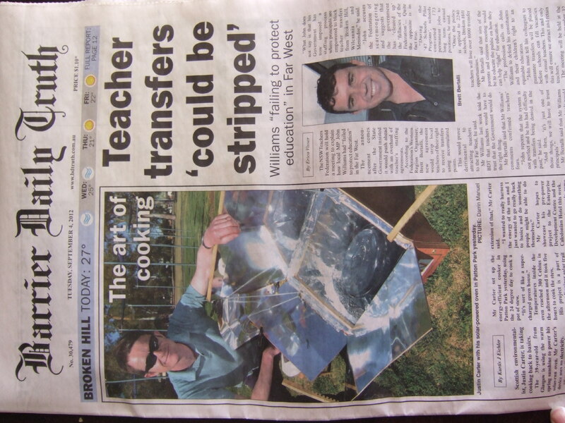 image of work as front page news