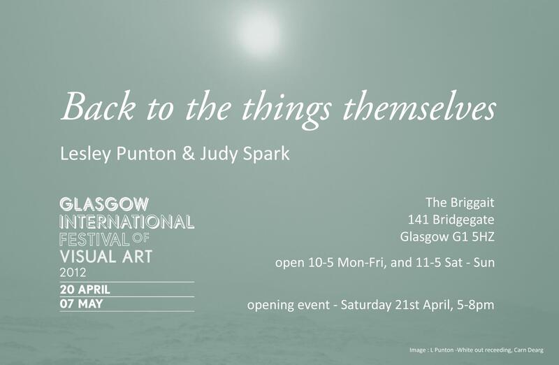 "Back to the Things Themselves"