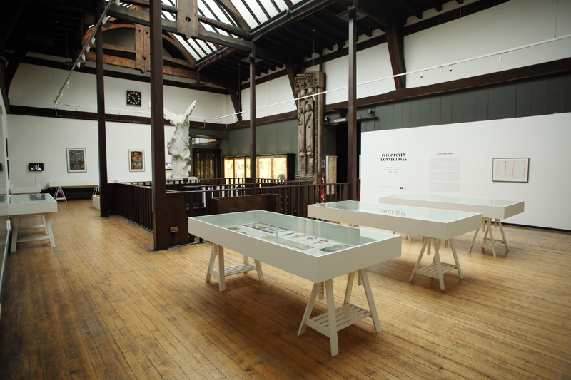 Interwoven Connections: The Stoddard Templeton Design Studio and Design Library, 1843-2005 (installation view)  Mackintosh Museum, The Glasgow School of Art, 9 Nov 2013 – 11 Jan 2014. Photo Janet Wilson
