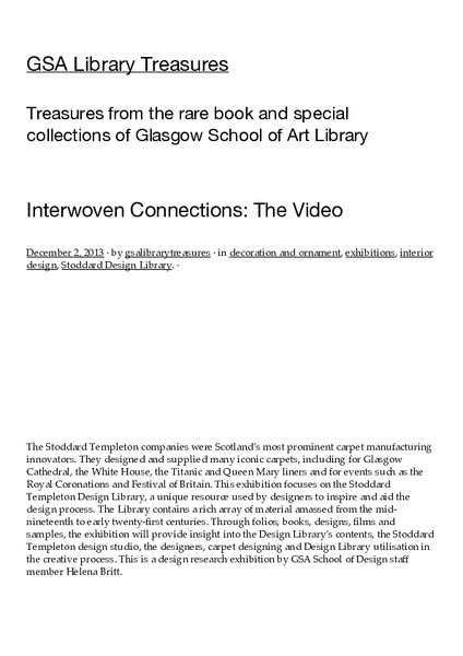 GSA Library Treasures