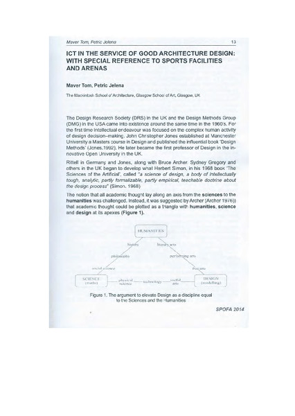 ICT in the Service of Good Architectural Design