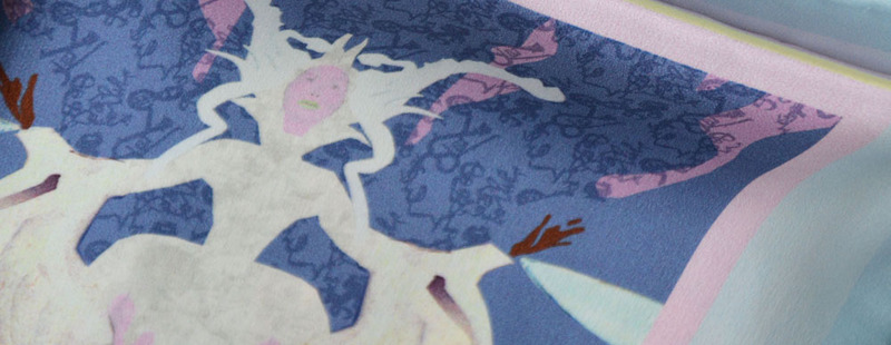 Blonda (scarf design commissioned by Briggs and Cole)