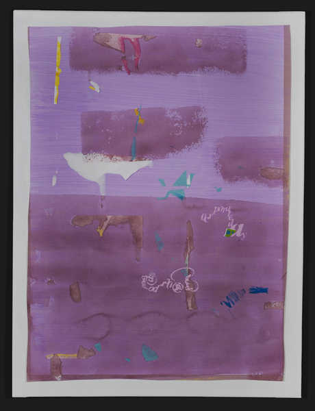 Laurence Figgis, Corp'rate Day, 2015, acrylic, gouache, pasted paper on paper mounted on canvas,  80 x 60 cm