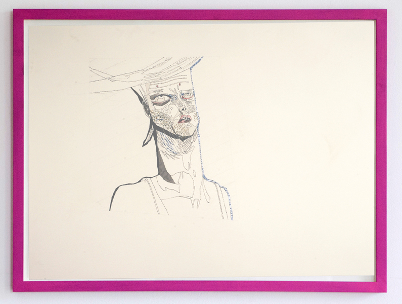 Laurence Figgis, Poor Bill-Deed, 2007, pencil, ink, watercolour, collage on paper, 50.3 x 68.7 cm