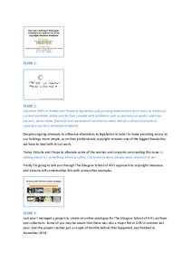 Fear and loathing in Glasvegas: Contemporary approaches to the copyright clearance headache