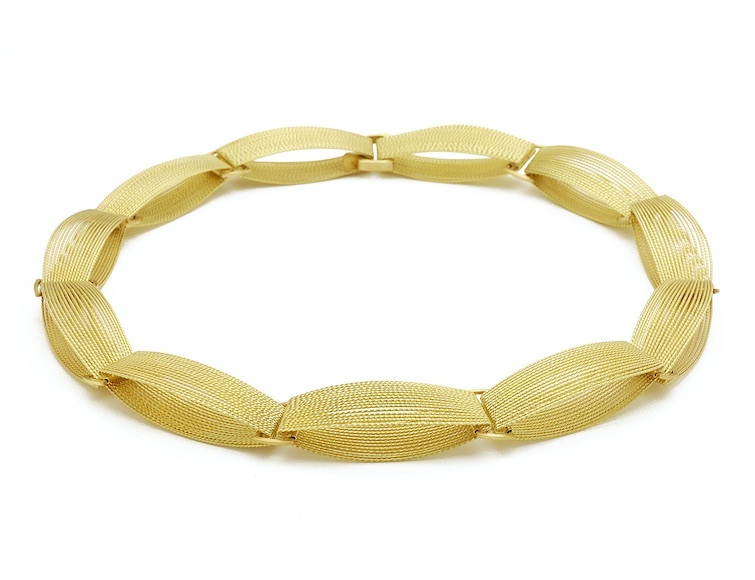 'Optical' Necklace - 18ct yellow gold - Photography Keith Leighton