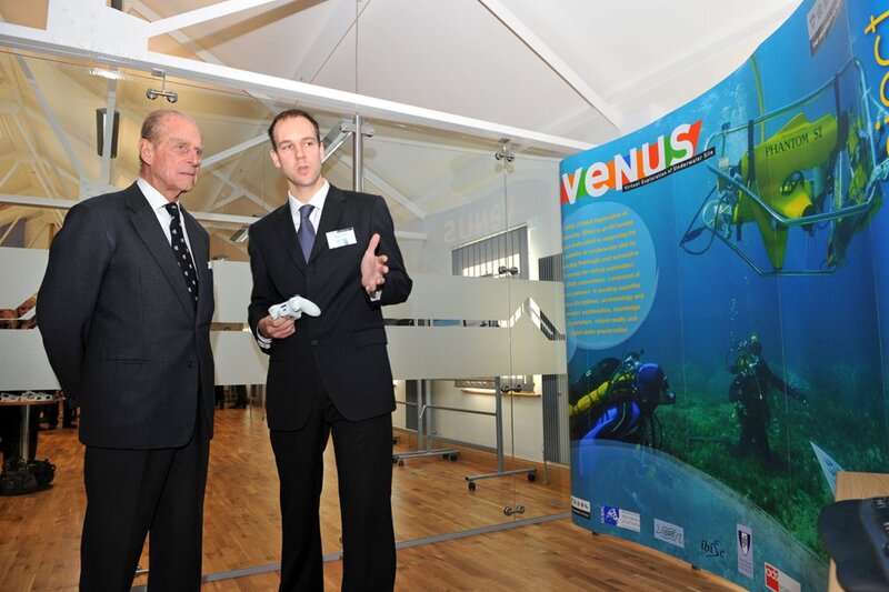 Presentation to Prince Philip (one of only three researchers from Hull University chosen to present their work)