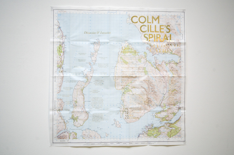 Colm Cille's Spiral, Illuminated Map