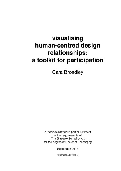 Visualising human centred design relationships: a toolkit for participation