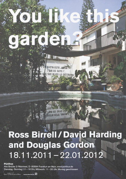 Ross Birrell/David Harding and Douglas Gordon, You Like This Garden?