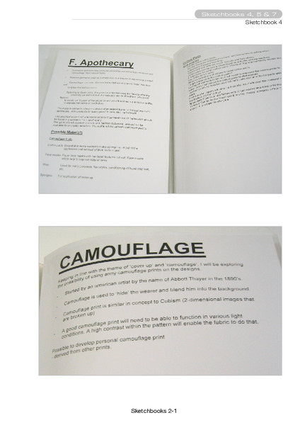 The utilisation of non-clothing materials within the fashion system