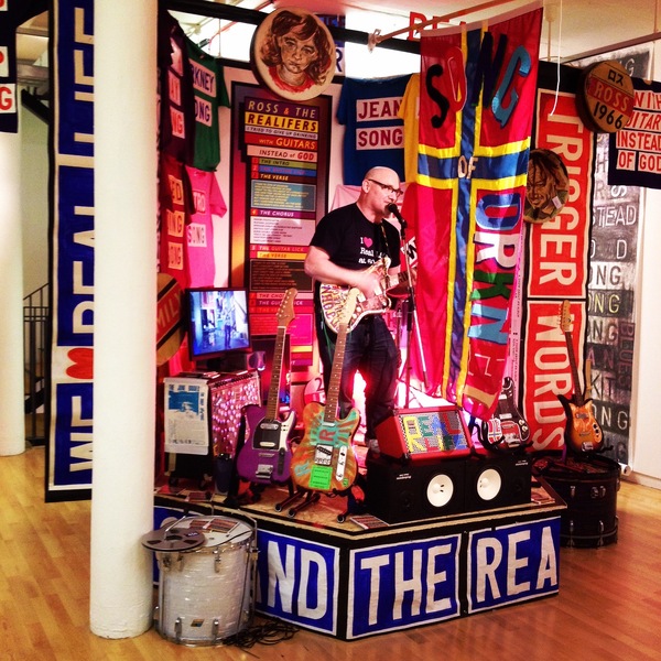 'Trigger Words at Glasgow Print Studio' featuring "I Tried to Give Up Drinking with Guitars Instead of God", (Portable version)