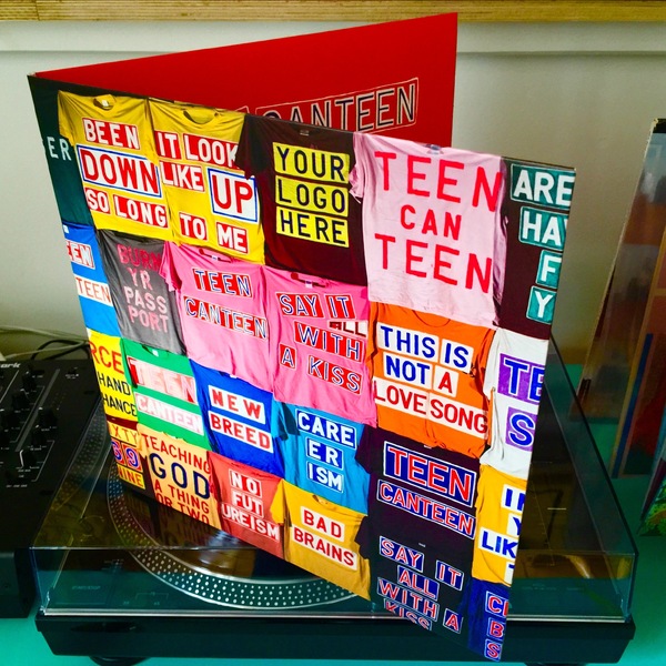Teen Canteen, Say it All With A Kiss, Album Cover and Campaign, including temporary Installations, postcards, t-shirts