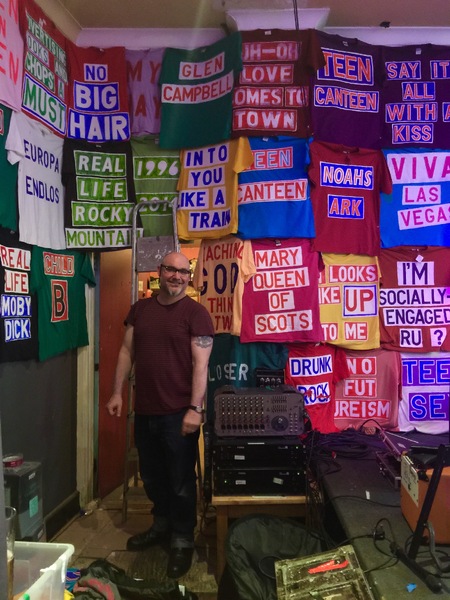 Teen Canteen, Say it All With A Kiss, Album Cover and Campaign, including temporary Installations, postcards, t-shirts