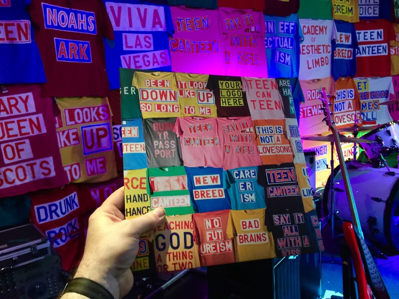 Teen Canteen, Say it All With A Kiss, Album Cover and Campaign, including temporary Installations, postcards, t-shirts